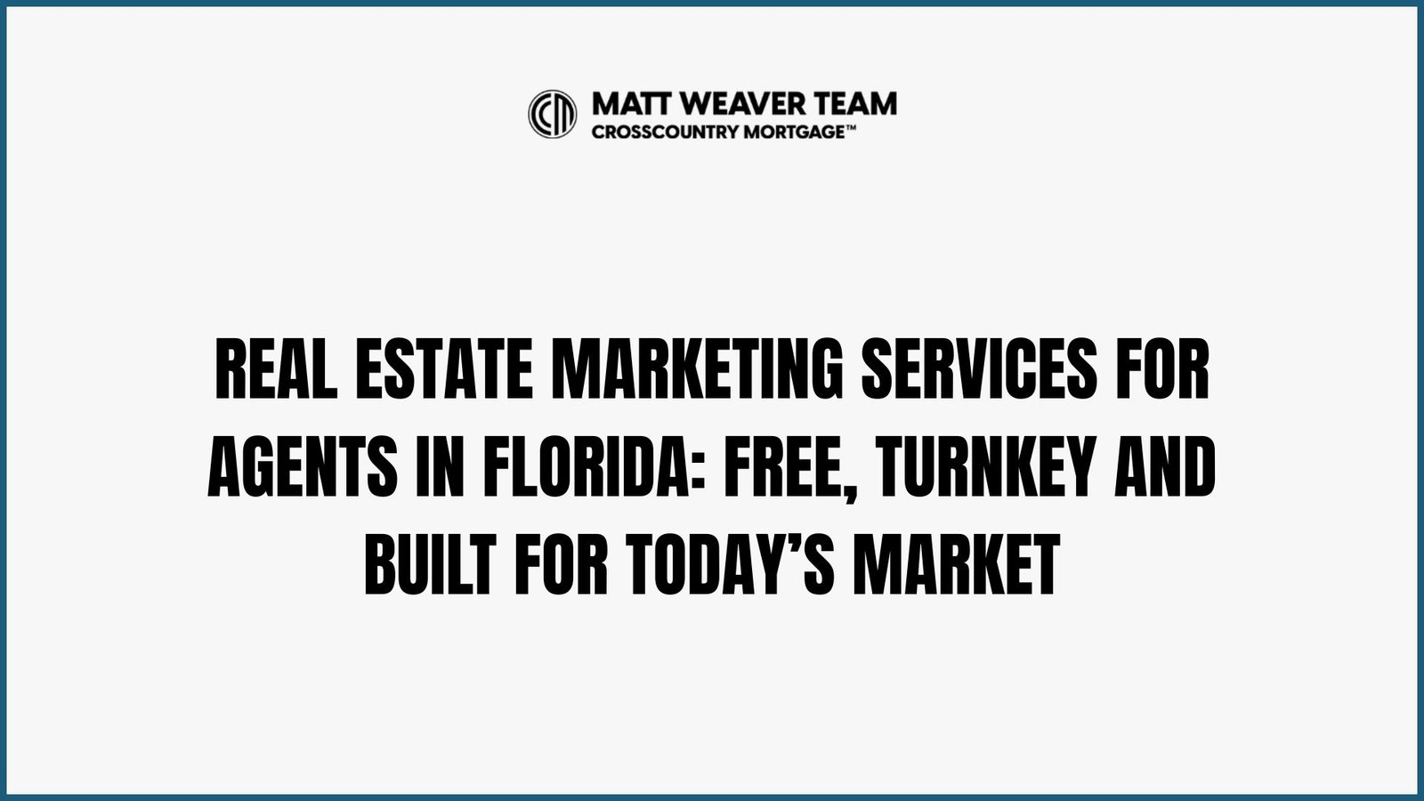 Real Estate Marketing Services. Florida real estate agents from Boca Raton, Port St. Lucie, Tampa and Orlando reviewing co-branded marketing flyers and listing presentations during a strategy session led by Matt Weaver