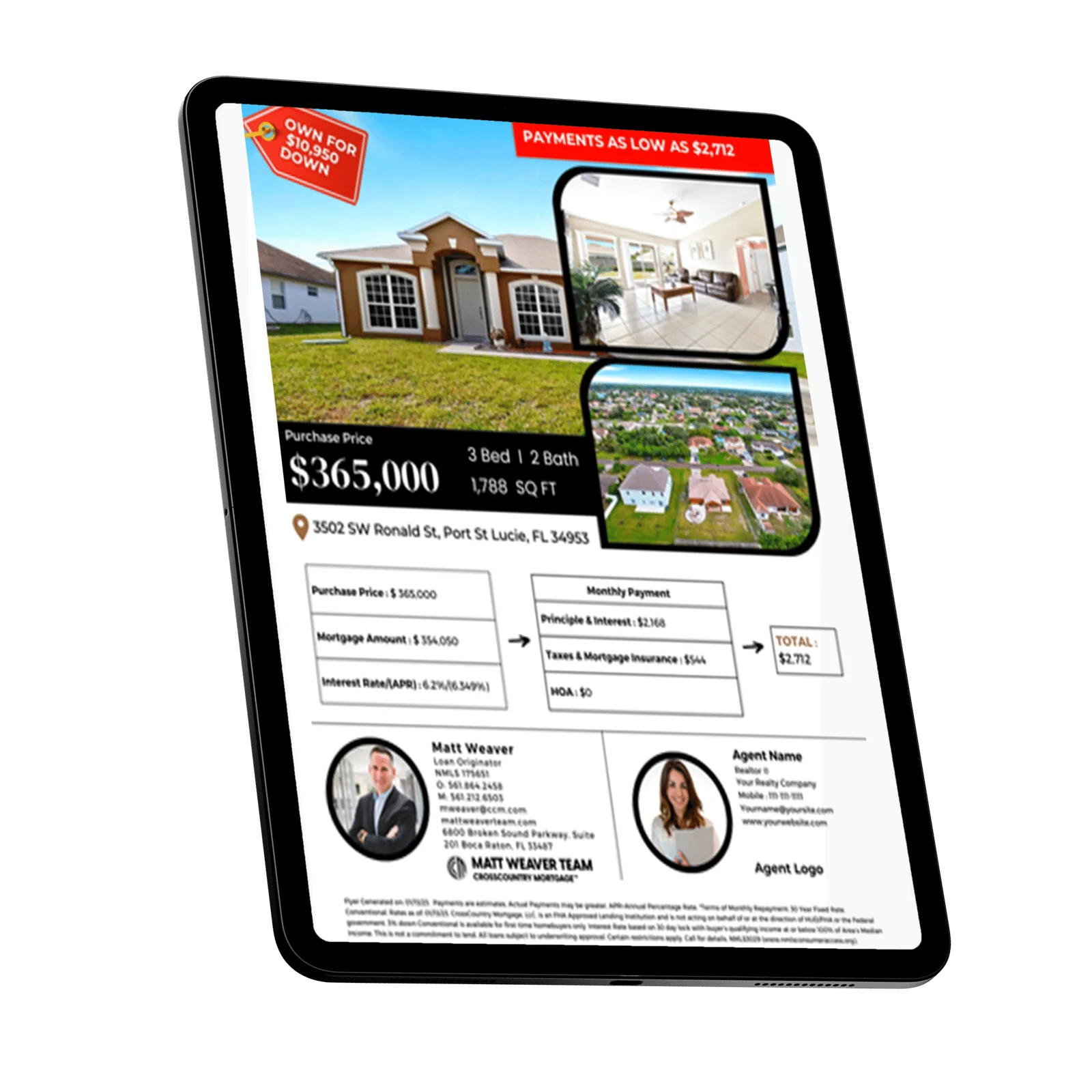 Tampa real estate marketing services for agents with co-branded materials